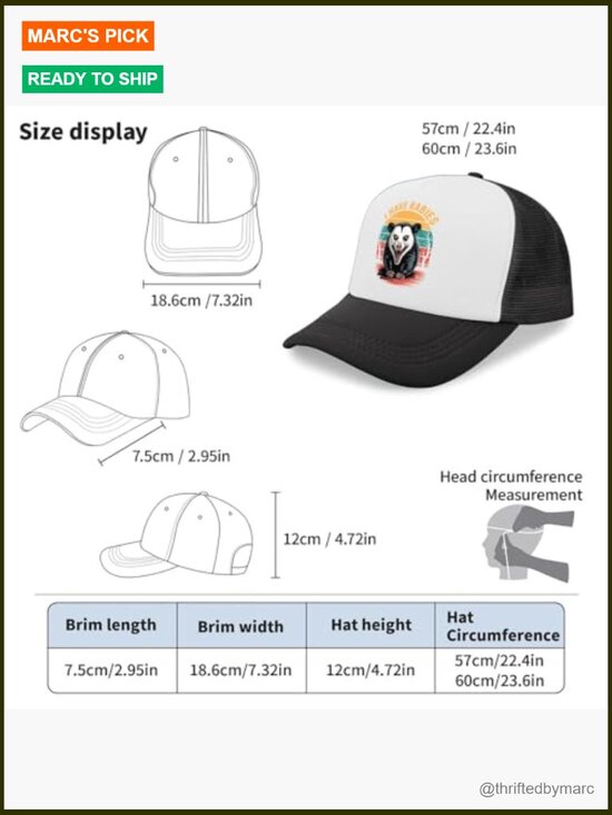 Funny Baseball Cap with Adjustable Strap for Women main image 4